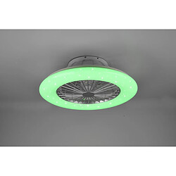 Acheter Lumière Stralsund Moderne RGBW LED Ventilateur de Plafond Titane 3000-6500K Télécommande