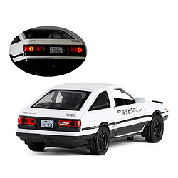 Universal 1: 32 Toyota AE86 modèle en alliage, simulation de son moulé sous pression et modèle de retrait de lampe (blanc) pas cher