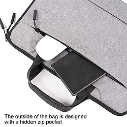 Wewoo Sacoche pour ordinateur portable tout usage, portable, polyester (gris foncé) pas cher