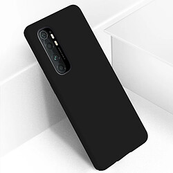 Avizar Coque Xiaomi Mi Note 10 Lite Silicone Semi-rigide Finition Soft Touch Noir