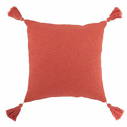 Paris Prix Coussin Déco à Pompons Terwin 45x45cm Rose