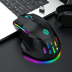 Yonis Souris Gaming RGB 9 Boutons Sans Fil 3200DPI