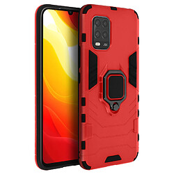 Avizar Coque Xiaomi Mi 10 Lite Hybride Antichoc Bague Métallique Support