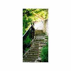 Paris Prix Papier Peint pour Porte Stony Stairs 210x100cm