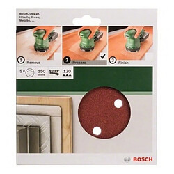 BOSCH Accessoires - abr. excentriques auto -agrippant 150/g120/6trous