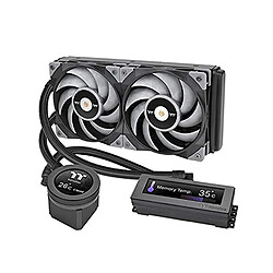 Thermaltake Floe RC Ultra 240 - Flüssigkeitskühlsystem für Prozessor und Speicher - (für: LGA1156, AM2, AM2+, LGA1366, AM3, LGA1155, AM3+, LGA2011, FM1, FM2, LGA1150, LGA2011-3, LGA1151, AM4, LGA2066, LGA1200) - Aluminium - 120 mm