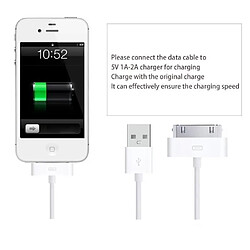 Avis Tech Discount TD® Le câble de données Apple 4 convient au câble de données Apple 4 câble de charge rapide de la tablette iphone4s / ipad2 / 3