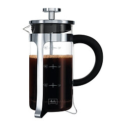 MELITTA Cafetiere a piston Premium en verre et inox 8 tasses