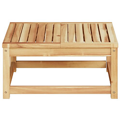 Avis vidaXL Table de jardin 63x63x30 cm bois d'acacia solide