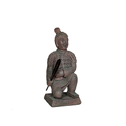 Figurine Décorative Romimex Marron Résine Guerrier 25 x 56 x 23 cm