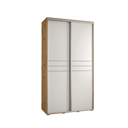 Abiks Meble Armoire Davos 10 À Portes Coulissantes 235,2/130/45 2 Portes