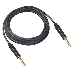 Avis Jack Audio 6,35 Mm Mâle à Mâle Pour Amplificateur De Mixage De Guitare Noir 3 M