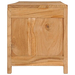 Avis vidaXL Meuble TV 135x30x35 cm bois de teck massif