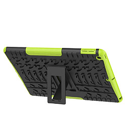 Wewoo Housse Étui Coque Pour iPad 10.2 Texture TPU + PC antichoc avec support vert pas cher