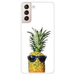 Coque en TPU antichoc, anti-rayures Lunettes d'ananas pour votre Samsung Galaxy S22 5G