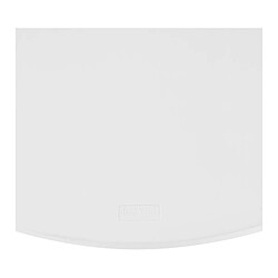 Helloshop26 Mange-debout pliant 110 cm table de bistrot ronde pliante pliable (plateau : ø 80 cm, hauteur : 110 cm, capacité de charge : 100 kg, coloris : blanc) 14_0004487