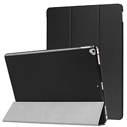 Etui en PU trifold smart stand noir pour votre Apple iPad Pro 12.9