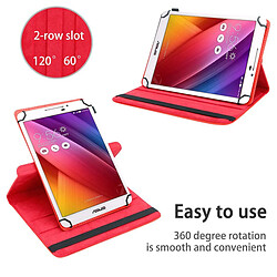 Cadorabo Coque Asus ZenPad 7.0 (7.0 Zoll) Etui en Rouge