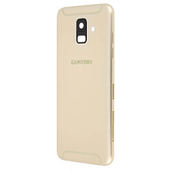 Avizar Cache batterie Samsung Galaxy A6 Coque arrière - Doré