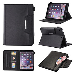 Etui en PU Boucle avec support et fente pour stylo noir pour votre Apple iPad 10.2 (2019)