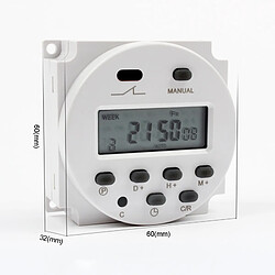 Avis Wewoo CN101A AC110V Minuterie pour micro-ordinateur Digital LCD Power Timer