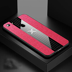 Wewoo Coque Souple Pour OPPO A73 XINLI tissu de couture Shieldproof TPU Housse de protection Rouge