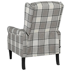 Avis Maison Chic Fauteuil inclinable,Fauteuil luxe de relaxation Gris Tissu -MN38389