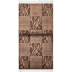 Vidal Tapis de laine 152x79 brun Darya 