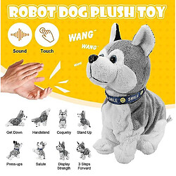 Acheter Universal Contrôle sonore de chiens interactifs électroniques Robot Toy Puppy Pites Bark Stand Walk