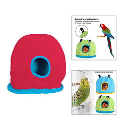 Acheter Hiver Chaud En Peluche Oiseaux Perroquet Nid Hamac Grotte Cage Lit Suspendu Chaud L