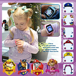 Paw Patrol Montre pour Enfants 4G avec filtres Amusants de la Pat' Patrouille Faits avec l'appareil Photo intégré. Chat, appels vidéo, Appareil Photo, Fitness et température corporelle (Rose)