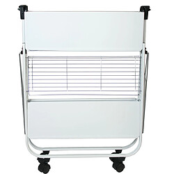 Chariot de service Alexandra House Living Blanc 68 x 70 x 40 cm Pliable