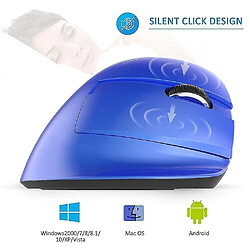 Universal M618 MINI 2,4 GHz Wireless Silent Click Mouse 2400 DPI Ergonomic Rechargeable Vertical Souris avec