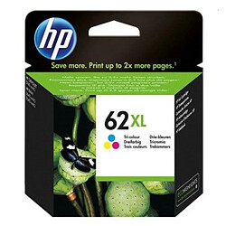 HP 62XL cartouche d'encre trois couleurs grande capacité authentique