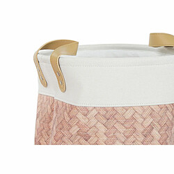 Set de basket DKD Home Decor Scandi Toile Polyester (34 x 34 x 35 cm)