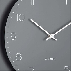 Acheter Karlsson Horloge mural en métal Dual Disc gris foncé.