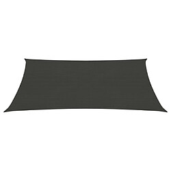 Helloshop26 Voile d'ombrage 160 g/m² 3,5 x 4,5 m pehd anthracite 02_0008915