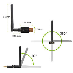 Acheter EDUP WiFi USB 300Mbps Adaptateur 802.11n récepteur wifi Adaptateur sans fil Dongle USB Ethernet Adapter pour Windows Mac OS