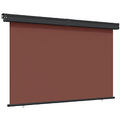 vidaXL Auvent latéral de balcon 175x250 cm Marron