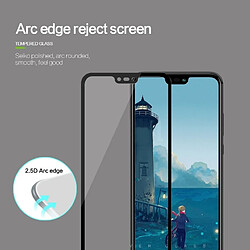 Acheter Wewoo Verre trempé noir pour Huawei P20 Lite 9H surface dureté 2.5D bord plein écran film protecteur d'écran