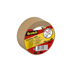 3M Scotch Ruban adhésif d'emballage P5050, papier, marron ()