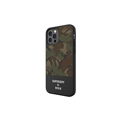 Superdry Coque pour Apple iPhone 12 / 12 Pro Collection Canvas en TPU Camouflage