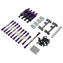 Kit Métal De Remplacement RC Support De Choc Pour Camions De Voiture WPL HengLong FY Violet pas cher