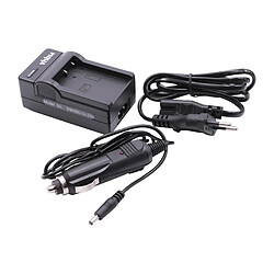 Vhbw Chargeur secteur + allume cigare + boitier de recharge pour batteries Casio NP-90 pour CASIO Exilim EX-H10 EX-H 10