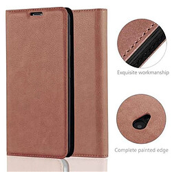 Cadorabo Coque Nokia Lumia 535 Etui en Brun