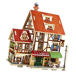 Acheter Maison de poupée miniature 1/24 bricolage avec ensemble de meubles