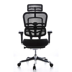 Siège de bureau / Fauteuil de direction ERGOHUMAN PLUS, tissu maille noir hjh OFFICE