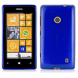 Cadorabo Coque Nokia Lumia 525 Etui en Bleu