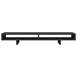 Avis vidaXL Support de moniteur noir 100x27x15 cm bois d'ingénierie