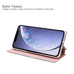 Acheter Wewoo Coque Pour iPhone 11 Ultra-mince texture d'arbre Flip Flip TPU + étui en cuir PUavec fentes cartes et support et lanière or rose